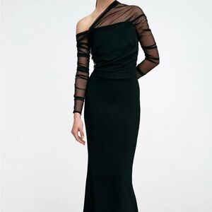 Marcella Monroe Long Sleeve Mermaid Gown